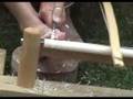 Turning a Spurtle on the Bow lathe