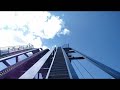 Griffon Front Row Seat on-ride widescreen POV Busch Gardens Williamsburg