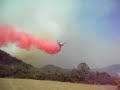 DC-10 Air Tanker drop over ZACA FIRE