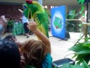 Flumpa at White Marsh Mall- water water everywhere