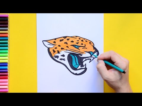 video-linktoworks-How to draw the Jacksonville Jaguars Logo (NFL Team)