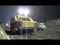 Earthmoving with Scrapedozers produced by FRUTIGER - Operation SILENT NIGHT