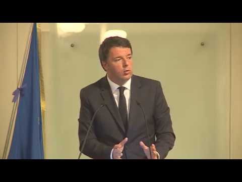 L'intervento di Renzi alla Scuola Superiore Sant'Anna a Pisa (17/10/2016)