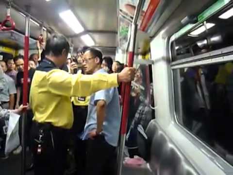 香港李小龍傳人「地鐵擊氣男」!耍功夫來投訴!