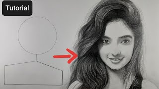 How to draw a girl  Anushka sen  - step by step  p
