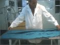 Plegado de la bata de cirug�a para su esterilizaci�n