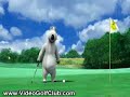 Polar Bear Plays Golf