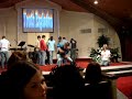 Here are the roles of everyone involved: VanChessca Allen (storyteller), Steven Campbell (Little Mikey D), Gerald Callaway (Mikey's hero), Krysta Brooks (group member that gets depressed cuz noone likes her), Hahmeed Darham (Little 9 yr old and kid who pulls chair), Sherman Slaughter (group leader and big brother), Zach Albritton Alyson Joel Callaway and Brian Pullen (members of the group)