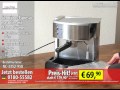 cucina dimodena Siebträger-Espressomaschine mit Milchschäumer