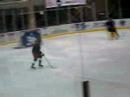 Mandy playing hockey