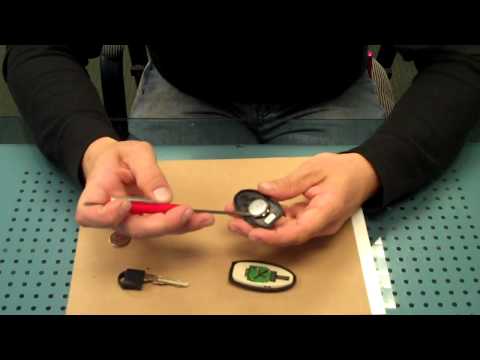 Replace battery nissan key fob