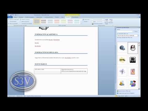 word - Aprende como hacer un currículum personalizado y con aspecto totalmente profesional utilizando tan solo tablas y en tan solo 15 minutos. Más recursos Blog: h...