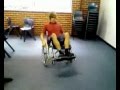Pro wheelchair stunts