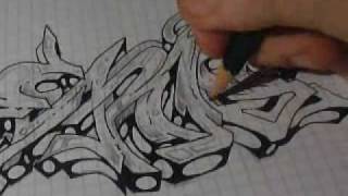 Graffiti Sketch Drawing 3 - "Eris"