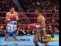 Marco Barrera does the Mexican National Anthem after receiving body shot by Prince Naseem Hamed
