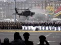 Dos helicópteros Black Hawk aterrizan en el Zócalo Dos helicópteros Black Hawk aterrizan en el Zócalo
