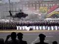 Dos helicópteros Black Hawk aterrizan en el Zócalo