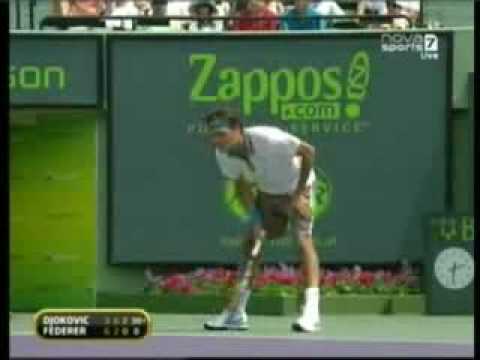 An anusual loss of temper from Federer