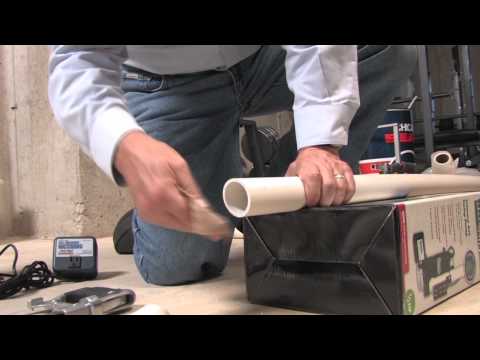 how to properly glue pvc pipe