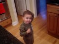 George at the new house