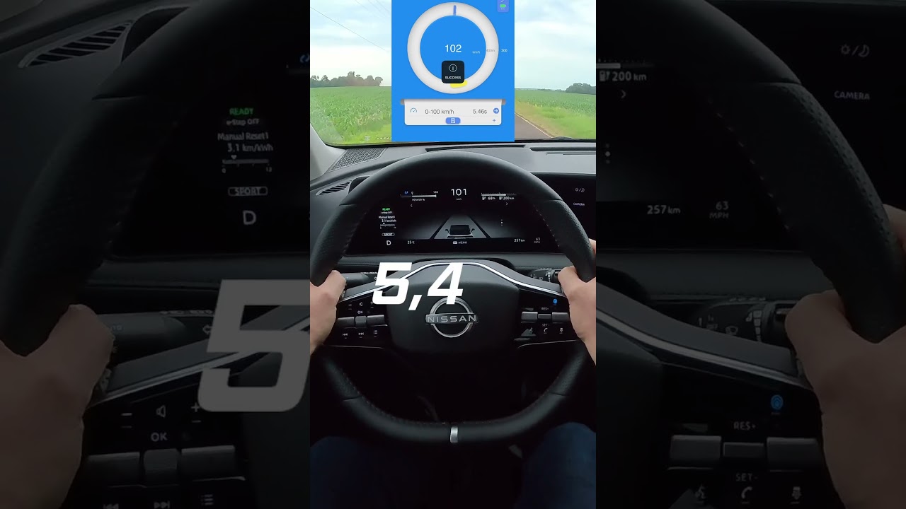 Nissan Ariya e-4orce 0 a 100