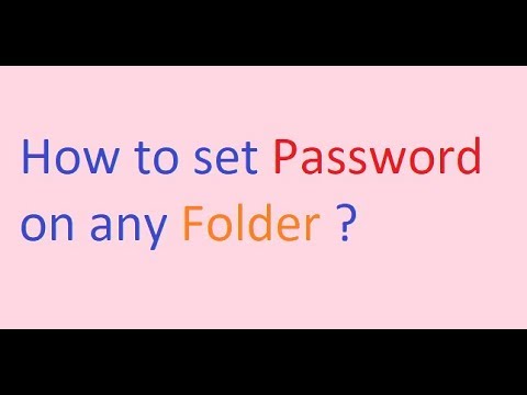 How to set Password on Folder using Folder Guard