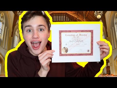 video-linktoworks-BECOMING AN ORDAINED MINISTER! (please let me marry...