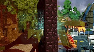 Minecraft | Portal To Dinosaur Dimension! - THIS DIMENSION IS BROKE!! (Stuck In A Loop)