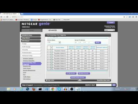 how to port forward minecraft at&t netgear