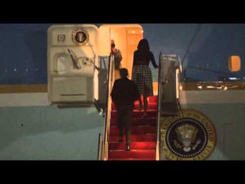 Raw: President Obama and Family Depart for G8