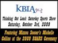 Senior Michelle Collins on KBIA Saturday Sports Show (10/3/09)