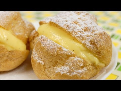 Choux Creme (Cream Puffs) Recipe シュークリーム 作り方レシピ
