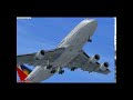 B747-400 Philippine Airlines Manila to San Francisco