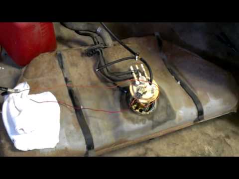 how to drain ve commodore fuel tank