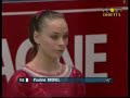 Alina Kozich, Pauline Morel, beam Euros 2008 (EF)