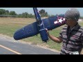 F4U Corsair Scale RTF 2.4GhZ Warbird Flight Review!  RTF Package!  bananahobby.com!  Blitzrcworks!