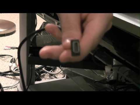 how to hook up camera to tv
