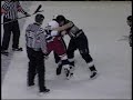 Potomski Chasse NHL Hockey Fight