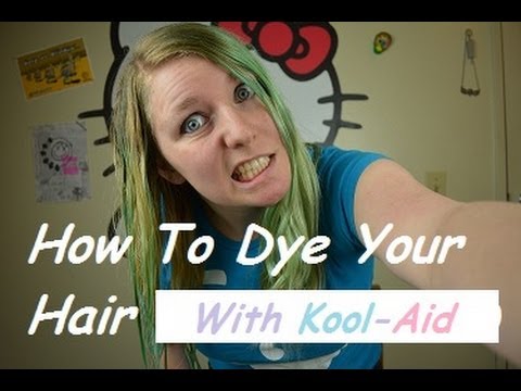 how to dye your hair with kool aid by boiling it
