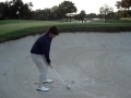 Christo Greyling - Jim Furyk loop shot from the bunker - with John Raser