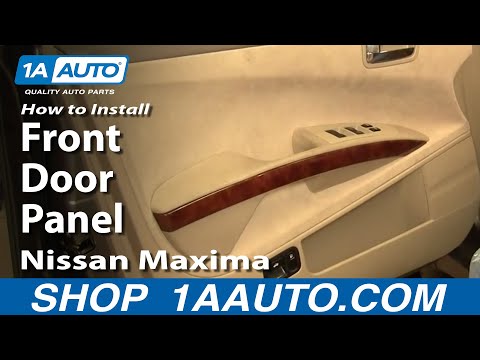 How to Install Replace Remove Front Door Panel Nissan Maxima 04-08 1AAuto.com