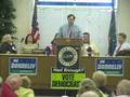 Joe Donnelly Rallies UAW Members with Evan Bayh