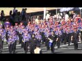 2011 Moanalua High School Menehune Marching Band & Color Guard at the Aloha Week Parade