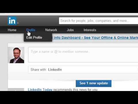 how to change name on linkedin