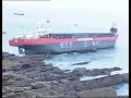 Un buque mercante encalla en la costa hondarribitarra