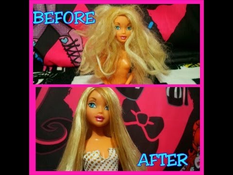how to fix frizzy doll hair