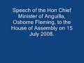 Anguilla's Chief Minister Speaks - Part 2