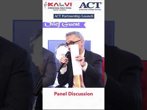 Panel Discussion | ACT Partnership Launch | Kalvi International Public School, Madurai