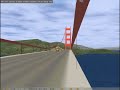 xsaint - Golden Gate Bridge SFO FlightGear 2008