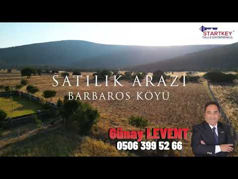 Urla Barbaros Köyü'nde Satılık 9.043 m2 Tek Tapu Tarla